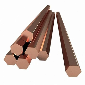 Шестигранник медный М2Т 41 мм ГОСТ 1535-91 луженый